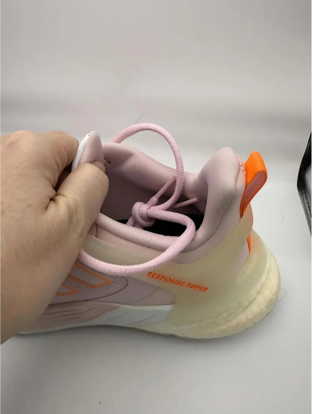 Adidas Response Super Athletic Shoes - Pink and Orange Size 7